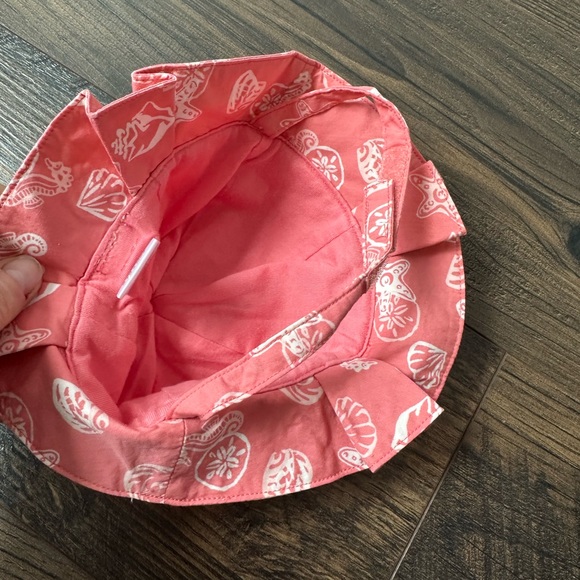 Janie and Jack Pink Beachy Bucket Hat (Size 0-3 Months) - Picture 4 of 5